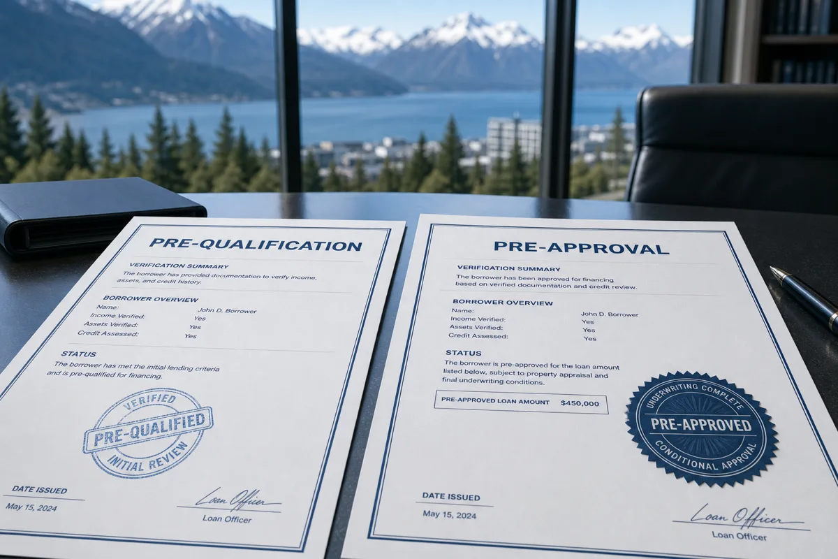 Alaska Mortgage Pre-Qualification vs Pre-Approval